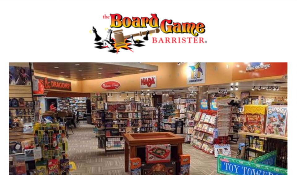 picture of store interior with games on the shelves