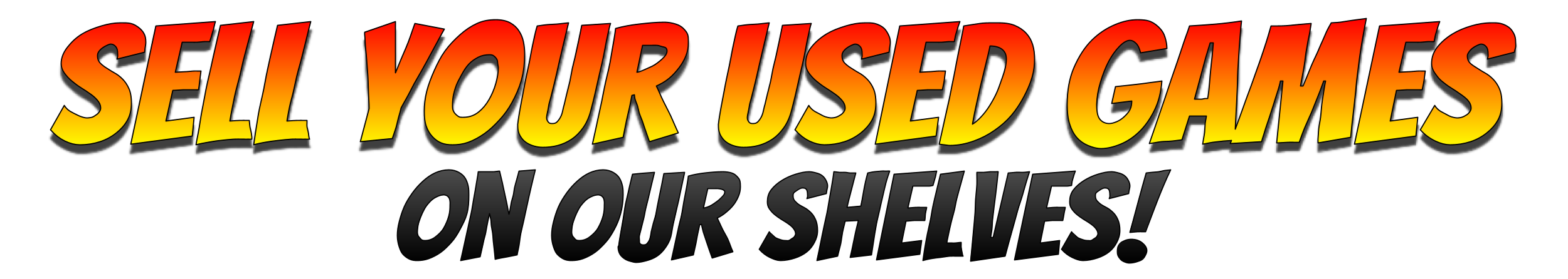Sell your Used Games on Our Shelves